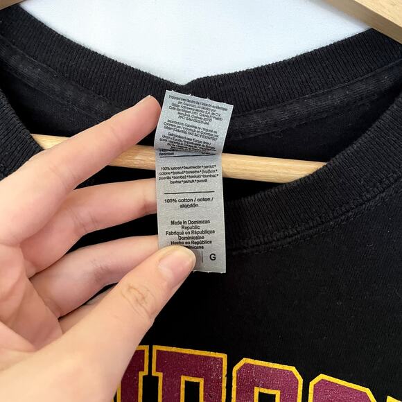 University of Minnesota Gophers black short sleeved shirt men's L top cotton - Picture 5 of 7